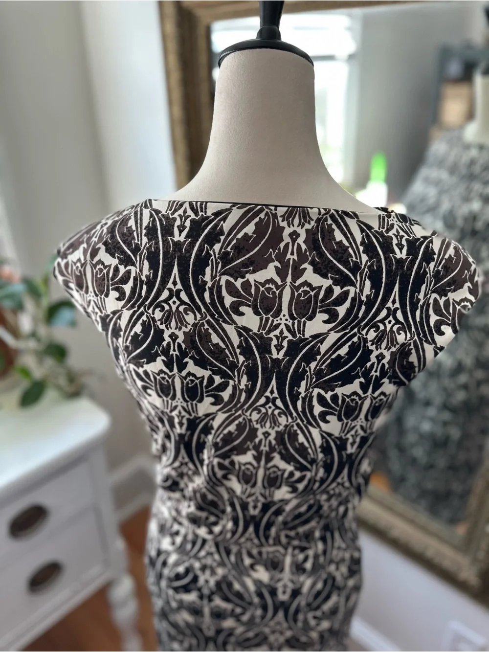 Tory Burch silk dress midi Y2K style ruched sleeveless quiet luxury faux wrap